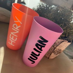 Bunte Trinkbecher – Bild 3