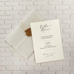 Hochzeitseinladung "Kathi & Mario" – Bild 3