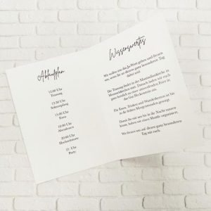 Hochzeitseinladung "Sandra & Robin" – Bild 3