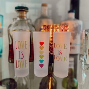 Schnapsglas LGBTQ