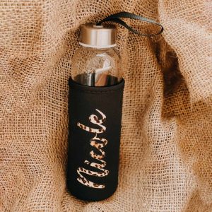 Flasche mit Lasche