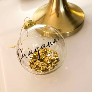 Weihnachtskugel 8 cm "Glitzer" – Bild 7