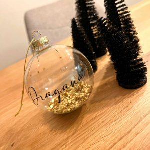 Weihnachtskugel 8 cm "Glitzer" – Bild 6