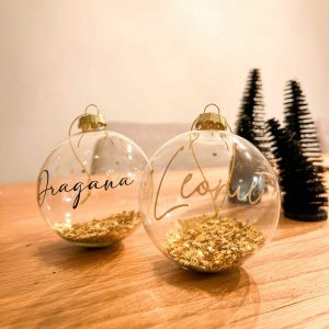 Weihnachtskugel 8 cm "Glitzer" – Bild 5