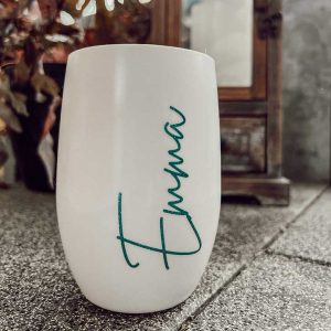 Weiße Becher "Rund" – Bild 11