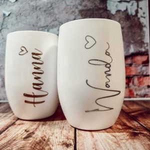 Weiße Becher "Rund" – Bild 13