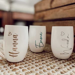 Weiße Becher "Rund" – Bild 14
