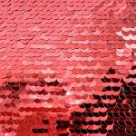 Wendepailletten Stoff rot glänzend personalisierbar Druck Düsseldorf