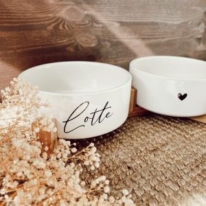 Personalisierter Futternapf mit Namen